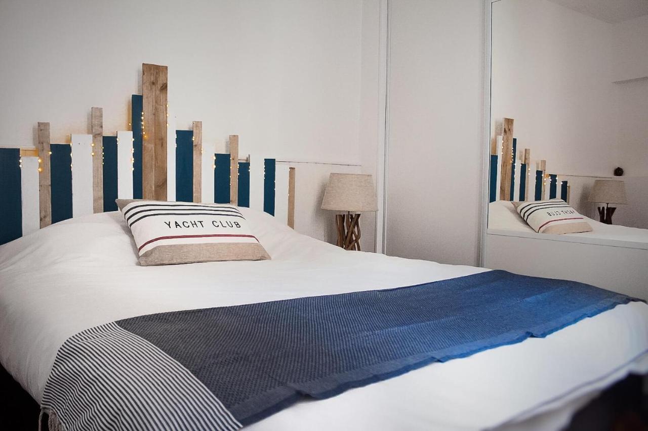 Le 8 ∙ Appartement Cosy Avec Balcon Vue Sur Mer مير-لي-بان المظهر الخارجي الصورة